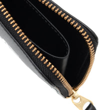 Load image into Gallery viewer, COMME des GARÇONS Half Zip Wallet Huge Logo / Black