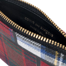 Load image into Gallery viewer, COMME des GARÇONS SA8100 Tartan Patchwork Classic Wallet / Red