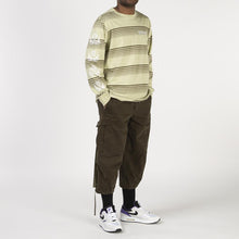 Load image into Gallery viewer, Maharishi Wavelength Organic Long Sleeve T-shirt / Aurora Olive
