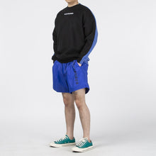 Load image into Gallery viewer, Pleasures Experience Blocked Crewneck Sweater Black / Blue
